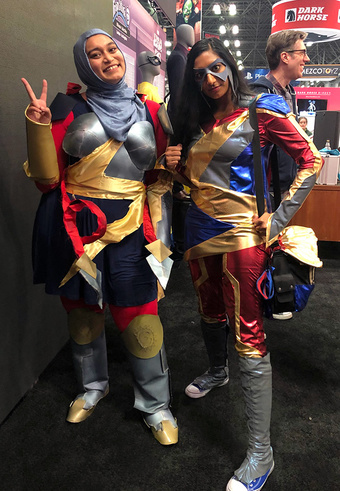 Ms Marvel new costume cosplay! | Rizal Farok