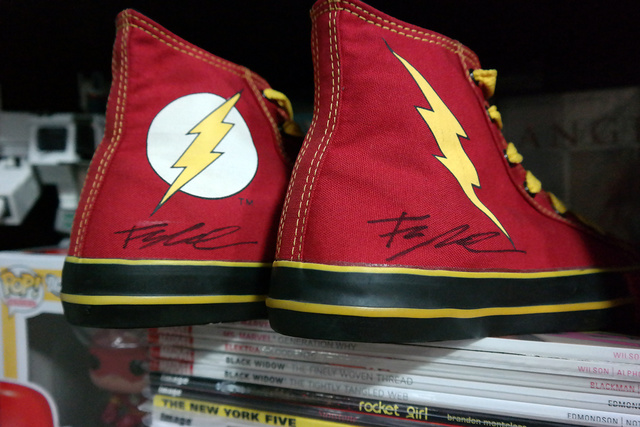 Flash shoes autographed | Rizal Farok